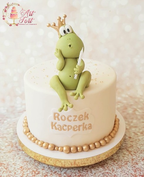 TORT Z ŻABKĄ