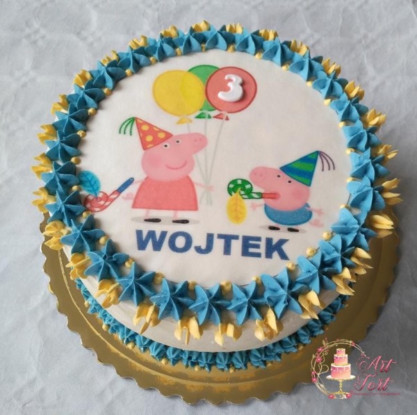 TORT ŚWINKA PEPPA 3