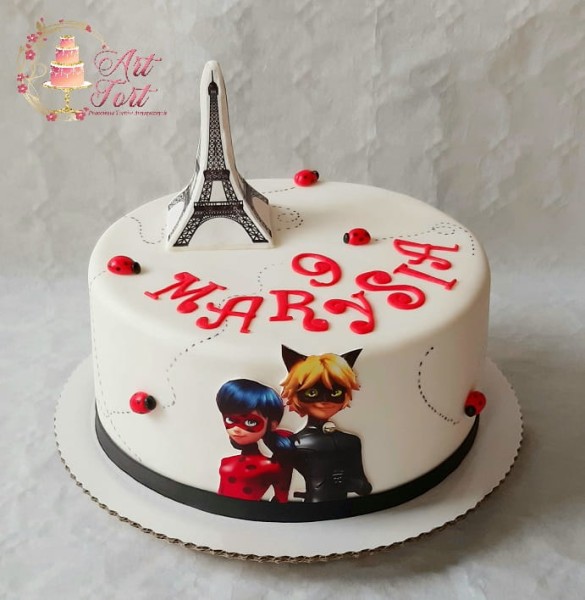 TORT BIEDRONKA I CZARNY KOT - MIRACULUM  