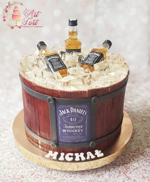 TORT BECZKA Z WHISKY 